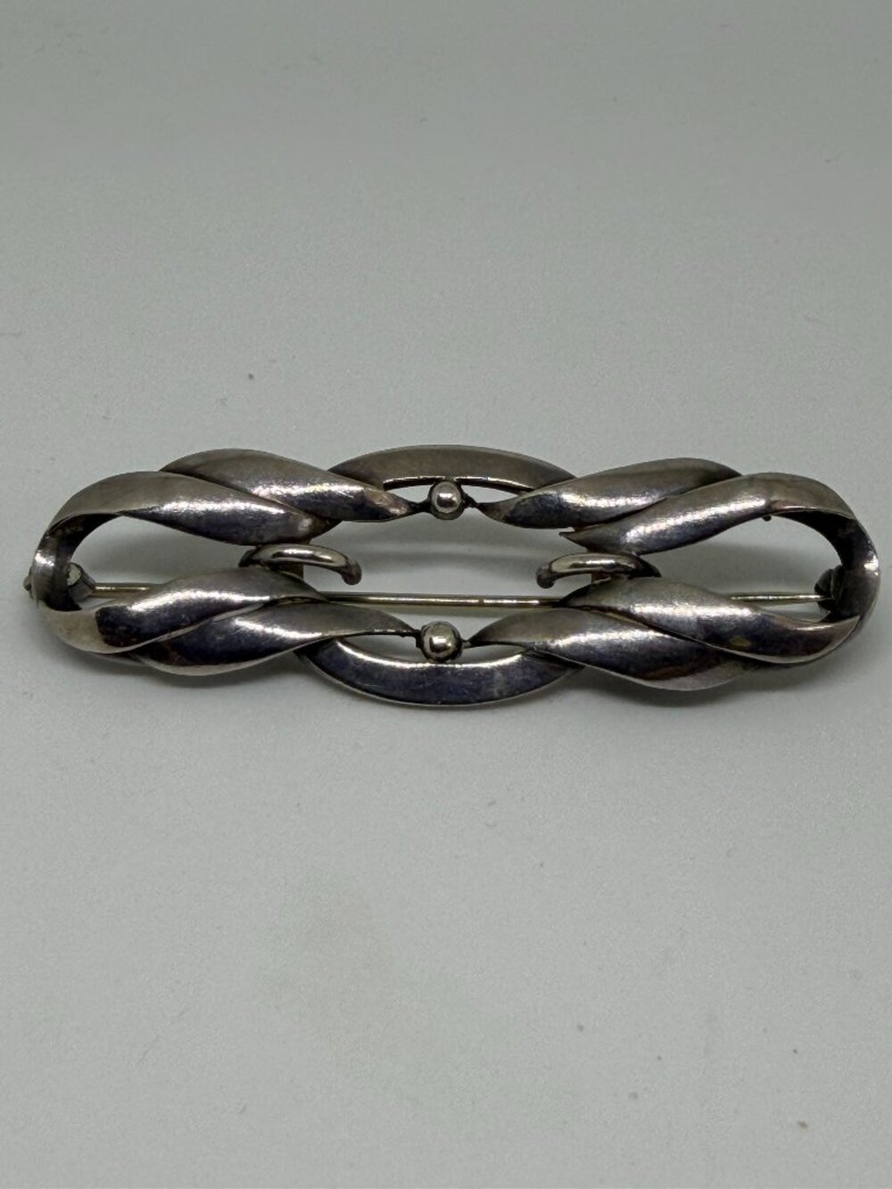 Vintage Art Deco Sterling Silver Brooch